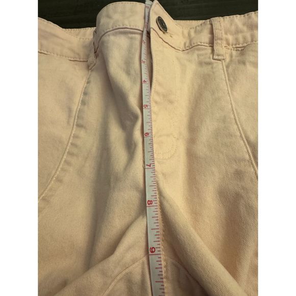 White House Black Market Skinny Cargo Pants- Baby Pink - Sz 4 - Picture 8 of 9